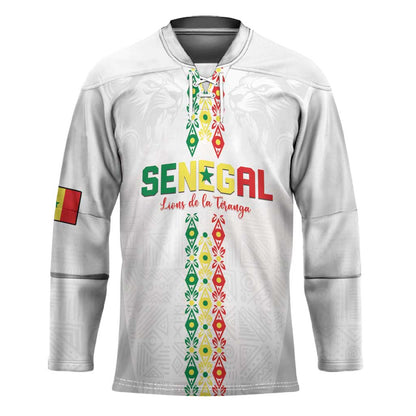 Custom Senegal Football Hockey Jersey Go Champions Lions de la Teranga - African Pride