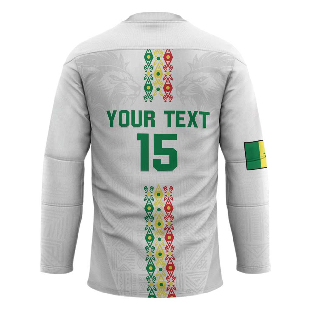 Custom Senegal Football Hockey Jersey Go Champions Lions de la Teranga - African Pride
