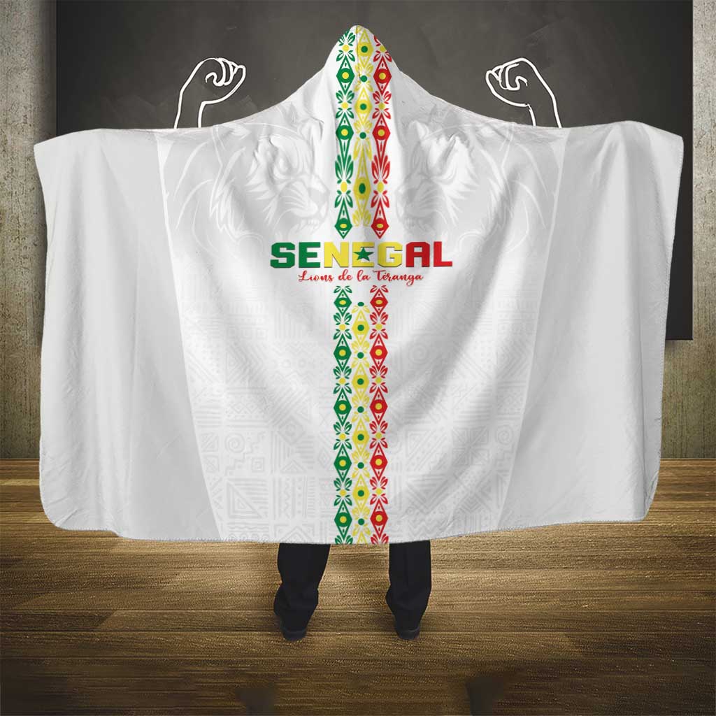 Senegal Football Hooded Blanket Go Champions Lions de la Teranga - African Pride