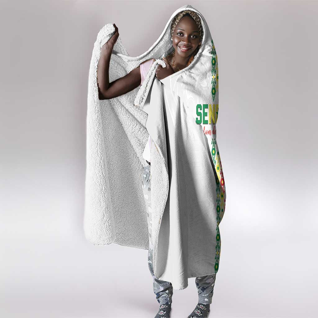 Senegal Football Hooded Blanket Go Champions Lions de la Teranga - African Pride
