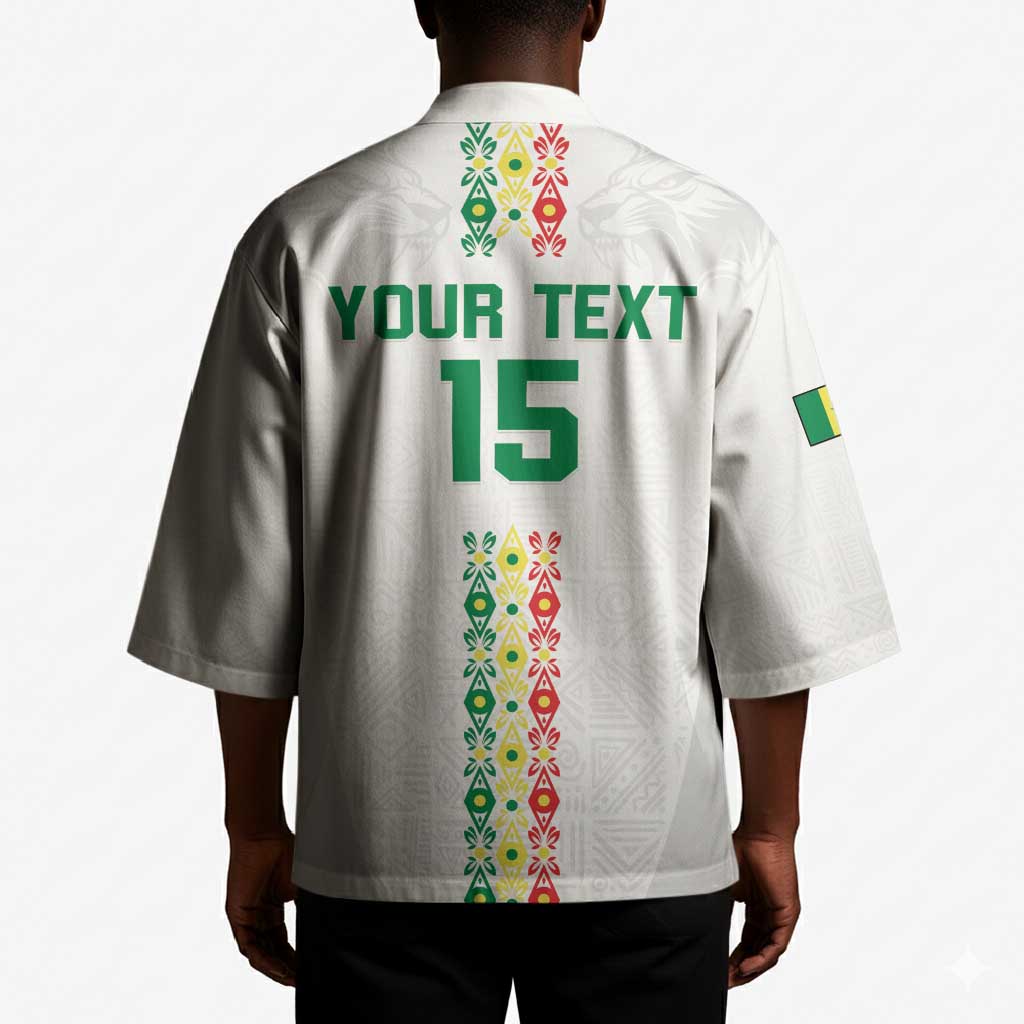 Custom Senegal Football Kimono Go Champions Lions de la Teranga - African Pride
