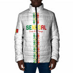 Custom Senegal Football Padded Jacket Go Champions Lions de la Teranga - African Pride