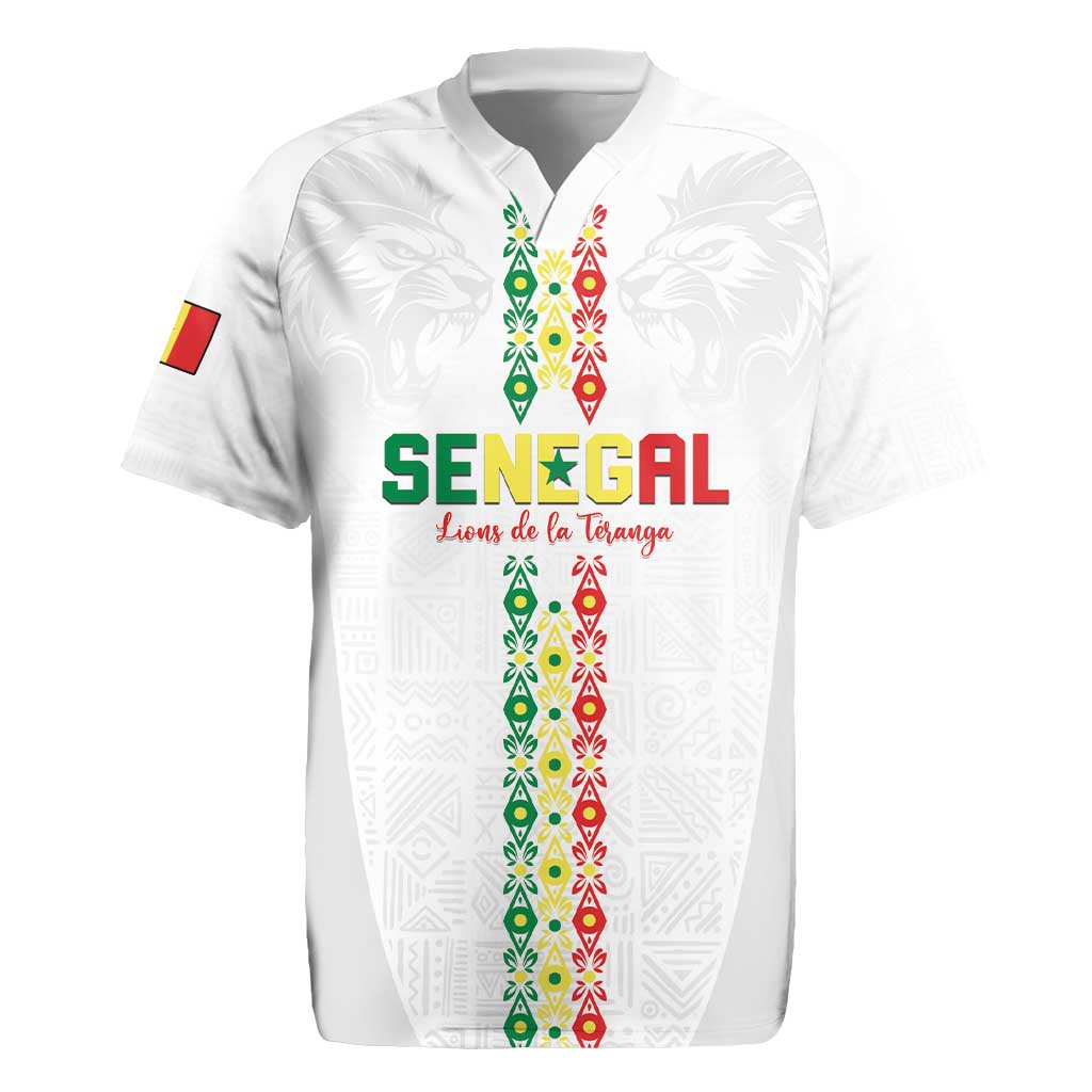 Custom Senegal Football Rugby Jersey Go Champions Lions de la Teranga LT15