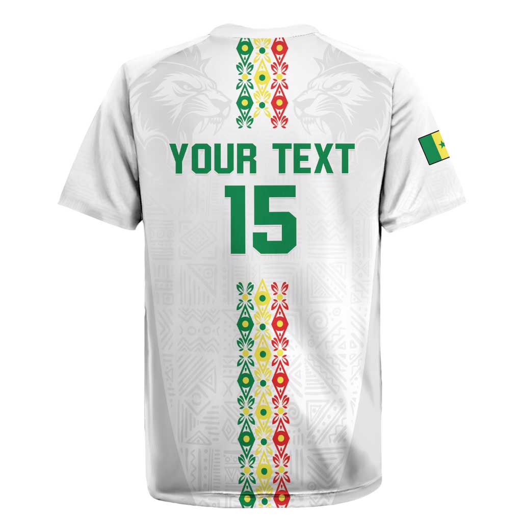 Custom Senegal Football Rugby Jersey Go Champions Lions de la Teranga LT15
