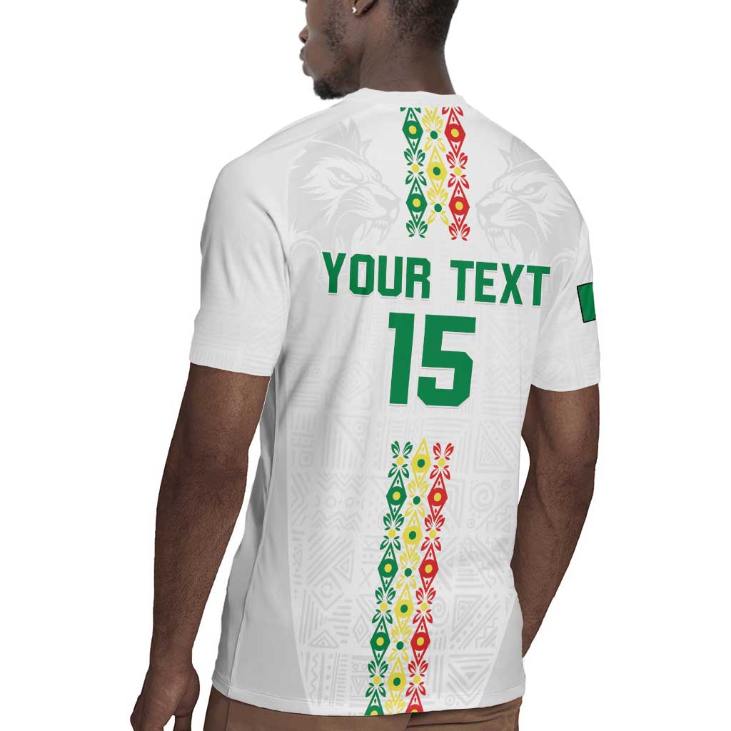 Custom Senegal Football Rugby Jersey Go Champions Lions de la Teranga LT15