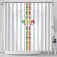 Senegal Football Shower Curtain Go Champions Lions de la Teranga - African Pride