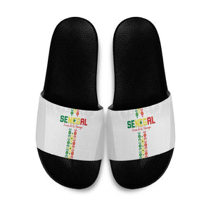 Senegal Football Slide Sandals Go Champions Lions de la Teranga - African Pride