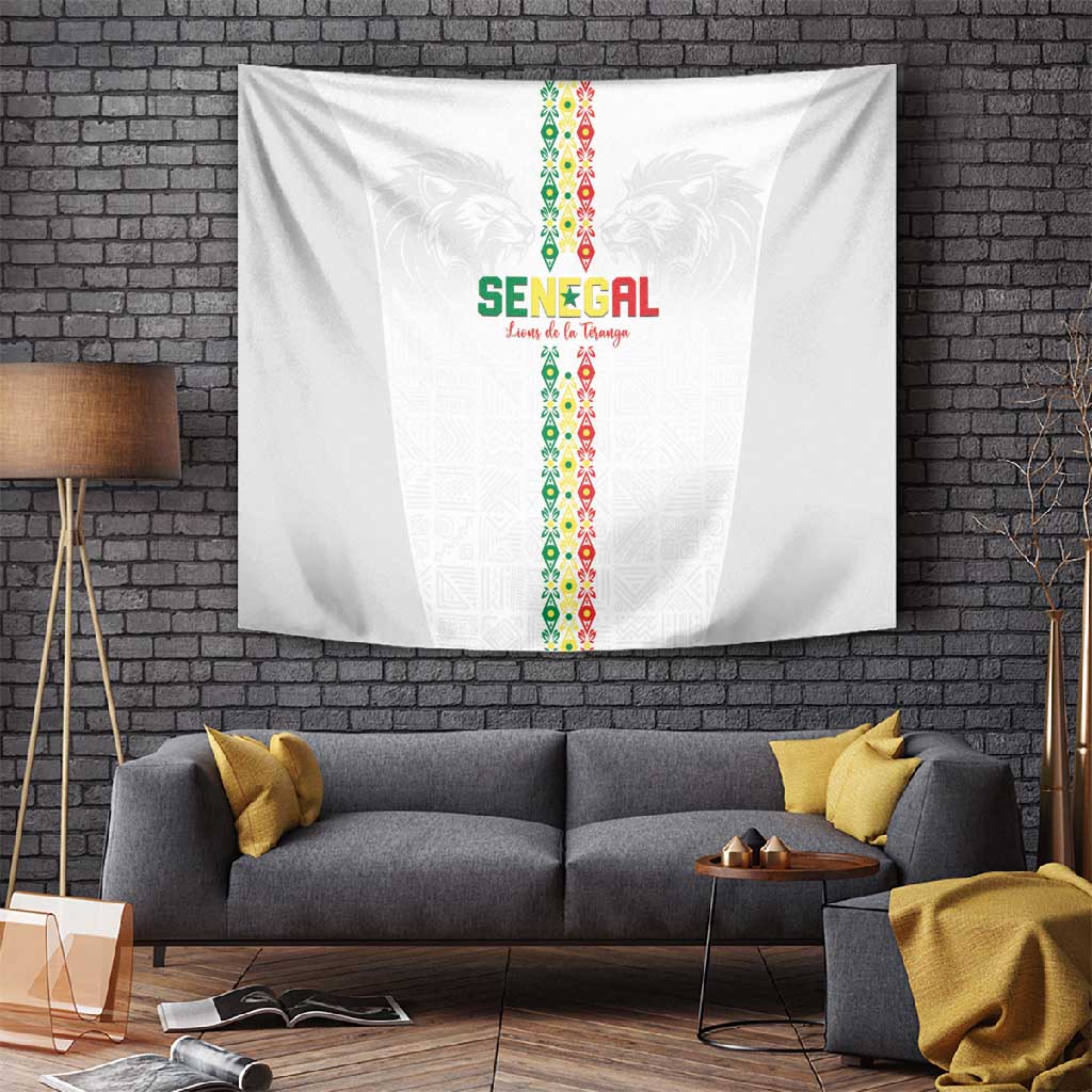 Senegal Football Tapestry Go Champions Lions de la Teranga - African Pride