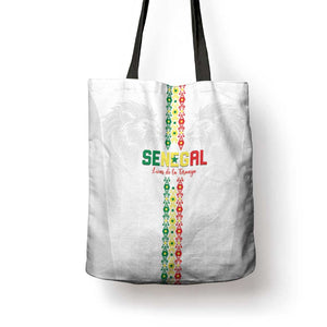 Senegal Football Tote Bag Go Champions Lions de la Teranga - African Pride