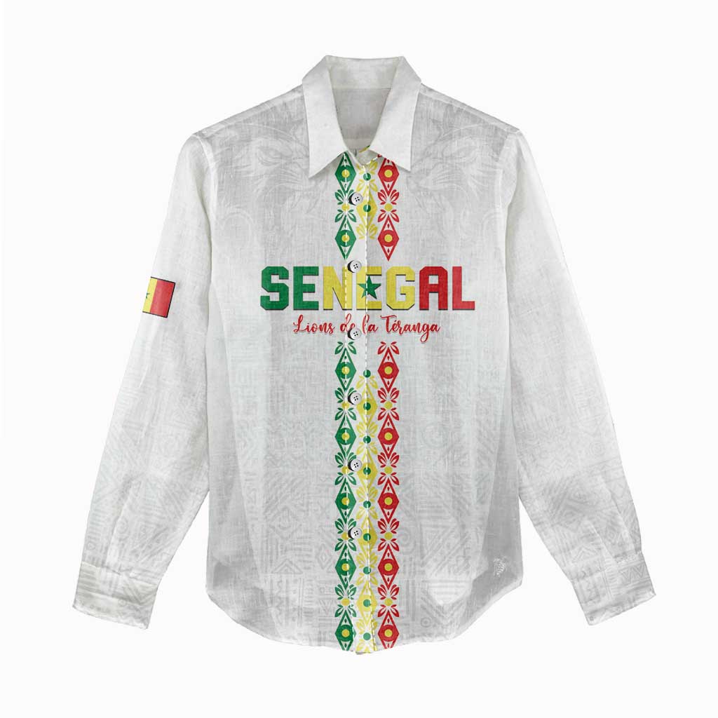 Custom Senegal Football Women Casual Shirt Go Champions Lions de la Teranga - African Pride