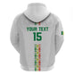 Custom Senegal Football Zip Hoodie Go Champions Lions de la Teranga - African Pride