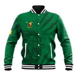 Custom Cameroon Football Baseball Jacket Go Les Lions Indomptables Go - African Pride
