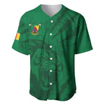 Custom Cameroon Football Baseball Jersey Go Les Lions Indomptables Go LT15