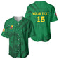Custom Cameroon Football Baseball Jersey Go Les Lions Indomptables Go LT15