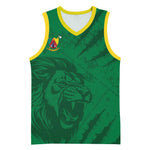 Custom Cameroon Football Basketball Jersey Go Les Lions Indomptables Go - African Pride