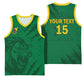 Custom Cameroon Football Basketball Jersey Go Les Lions Indomptables Go - African Pride