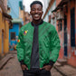 Custom Cameroon Football Bomber Jacket Go Les Lions Indomptables Go - African Pride