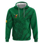 Custom Cameroon Football Hoodie Go Les Lions Indomptables Go - African Pride