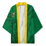 Custom Cameroon Football Kimono Go Les Lions Indomptables Go - African Pride