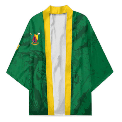 Custom Cameroon Football Kimono Go Les Lions Indomptables Go - African Pride