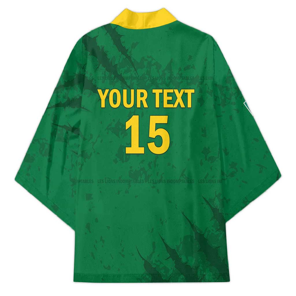 Custom Cameroon Football Kimono Go Les Lions Indomptables Go - African Pride