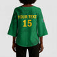 Custom Cameroon Football Kimono Sleeve Blouse Go Les Lions Indomptables Go - African Pride