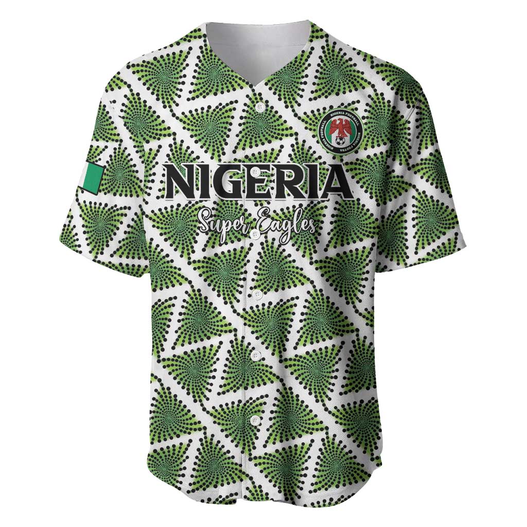 Custom Nigeria Football Baseball Jersey Come On Super Eagles LT15