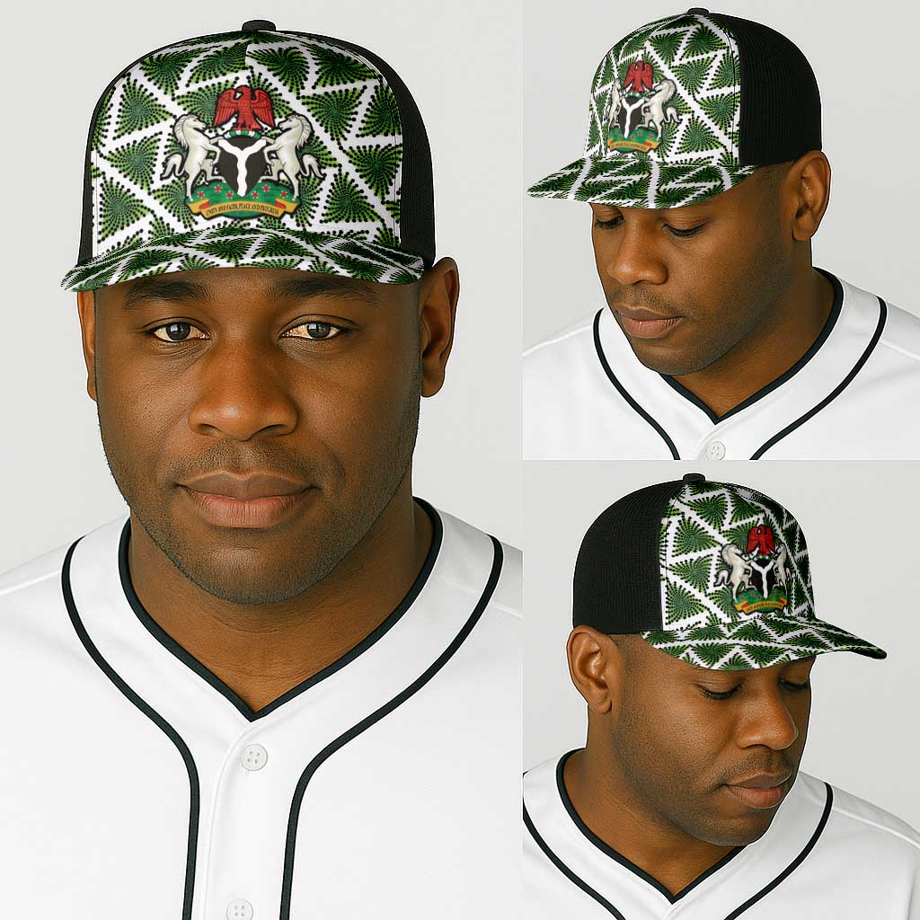 Nigeria Football Baseball Net Cap Come On Super Eagles - African Pride