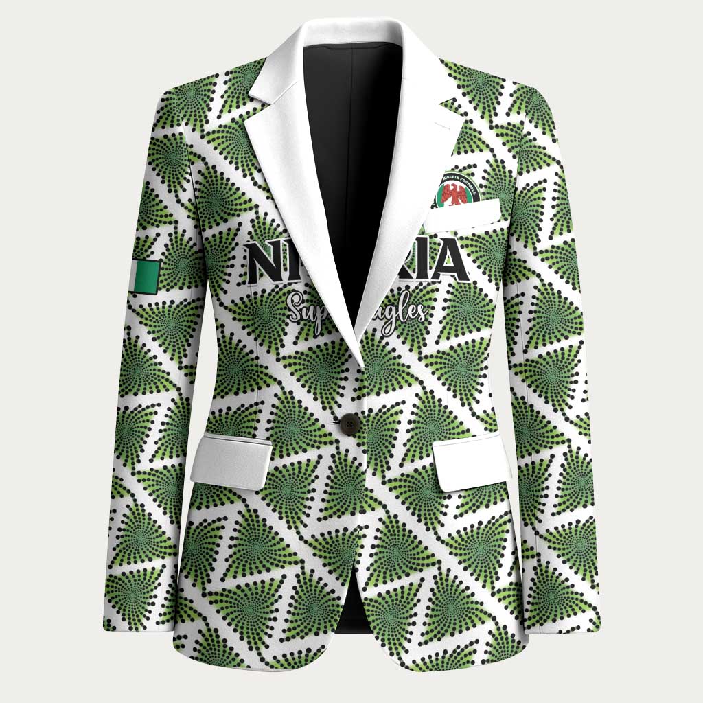 Custom Nigeria Football Blazer Come On Super Eagles - African Pride