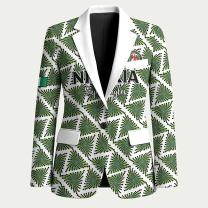Custom Nigeria Football Blazer Come On Super Eagles - African Pride
