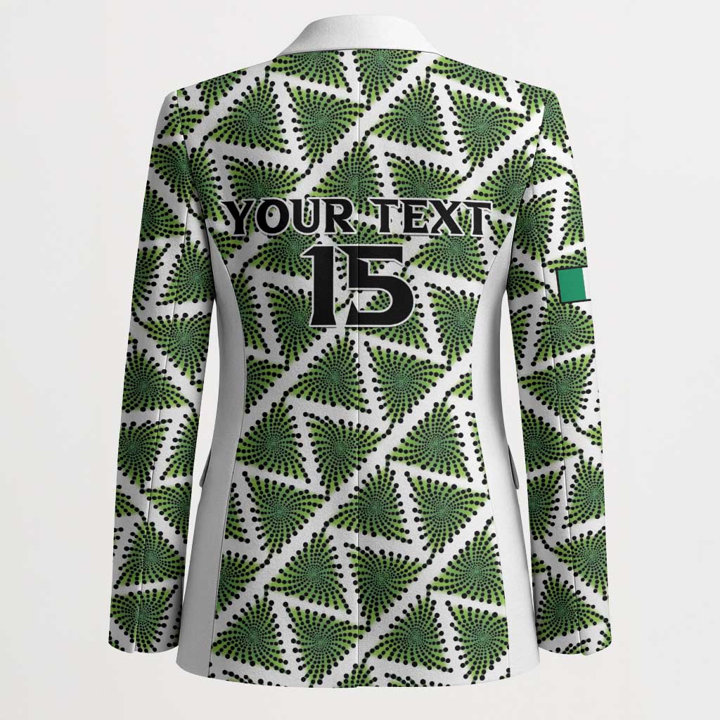 Custom Nigeria Football Blazer Come On Super Eagles - African Pride