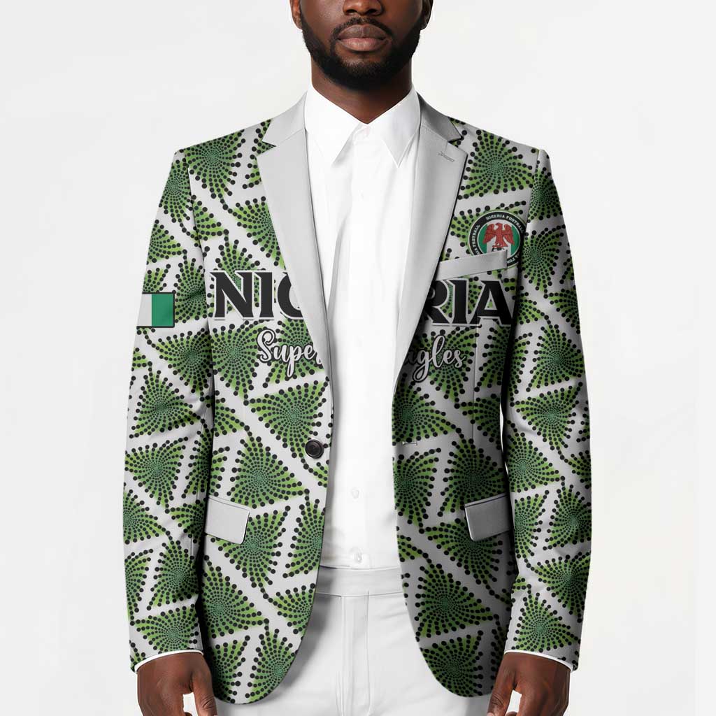 Custom Nigeria Football Blazer Come On Super Eagles - African Pride