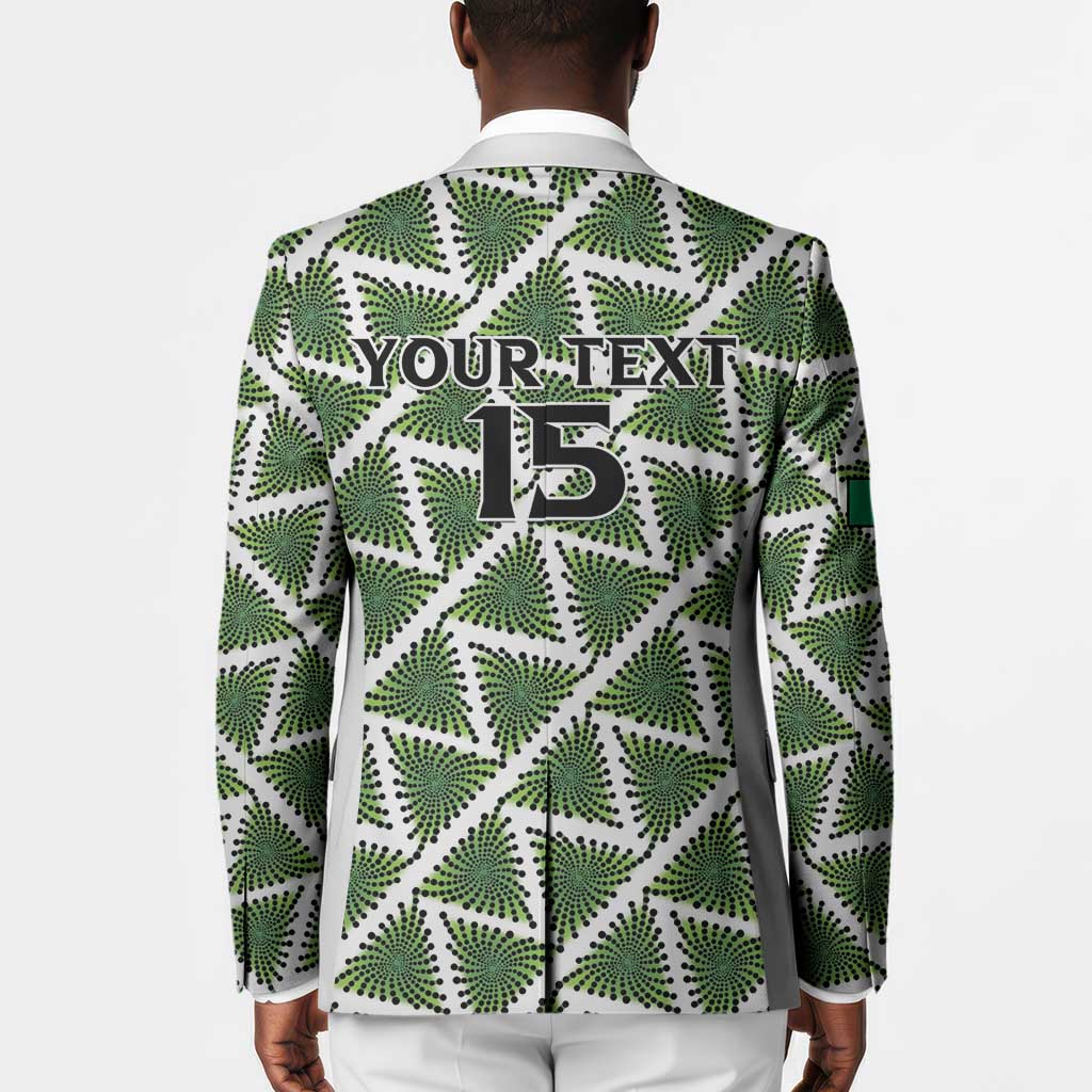 Custom Nigeria Football Blazer Come On Super Eagles - African Pride