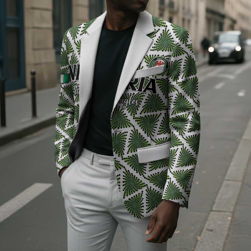 Custom Nigeria Football Blazer Come On Super Eagles - African Pride