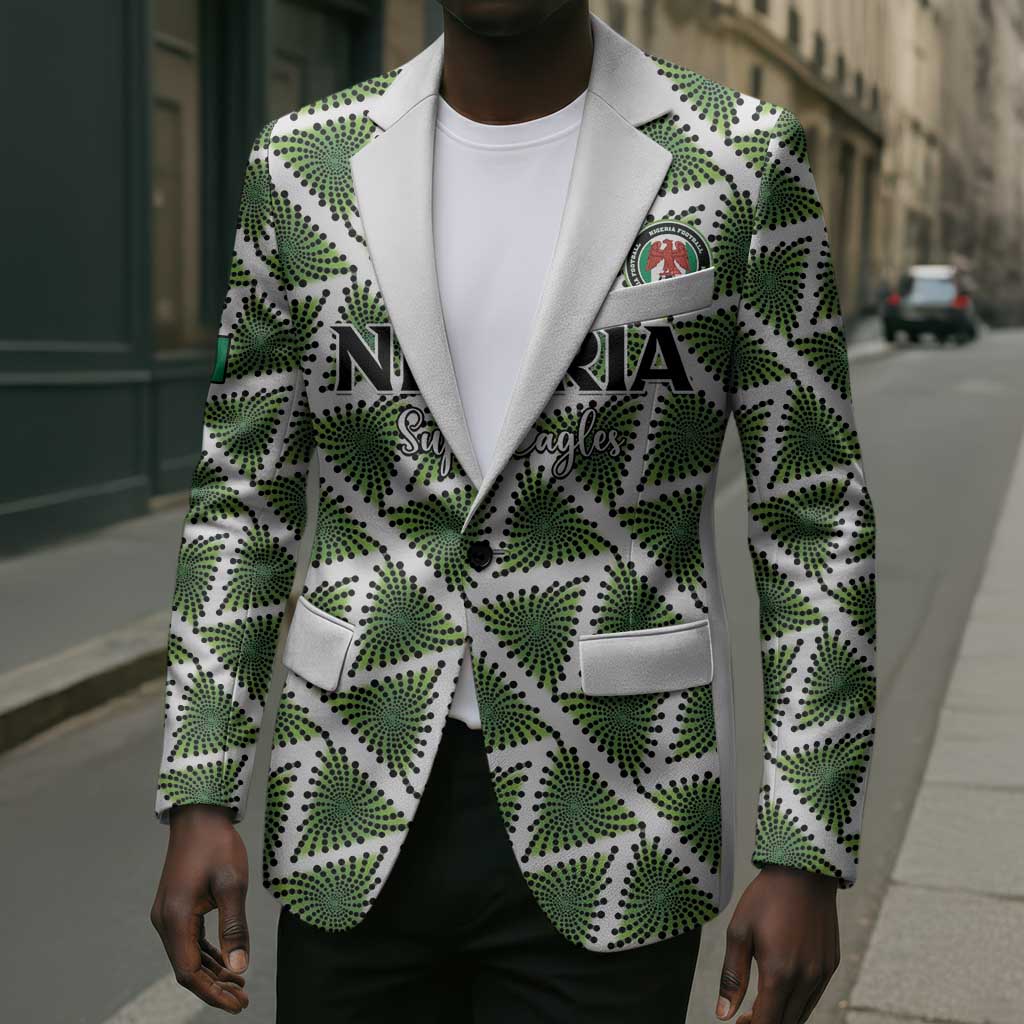 Custom Nigeria Football Blazer Come On Super Eagles - African Pride