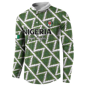 Custom Nigeria Football Button Sweatshirt Come On Super Eagles