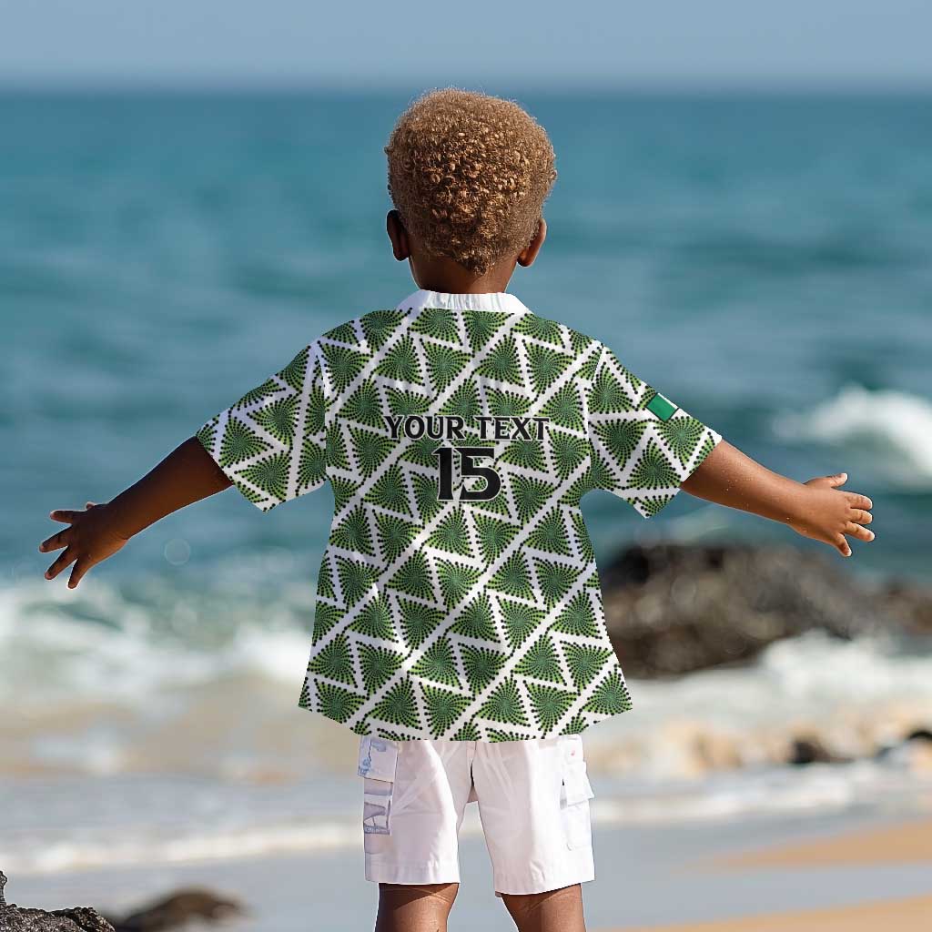 Custom Nigeria Football Kid Hawaiian Shirt Come On Super Eagles LT15