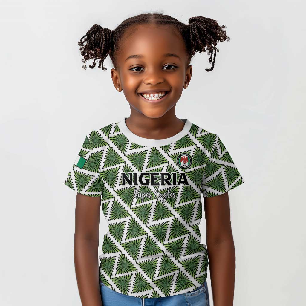 Custom Nigeria Football Kid T shirt Come On Super Eagles LT15