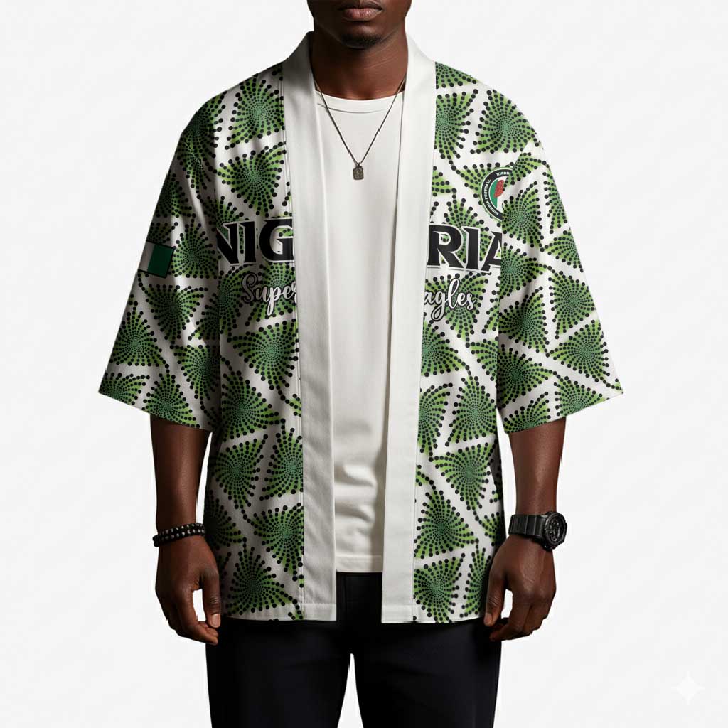 Custom Nigeria Football Kimono Come On Super Eagles - African Pride