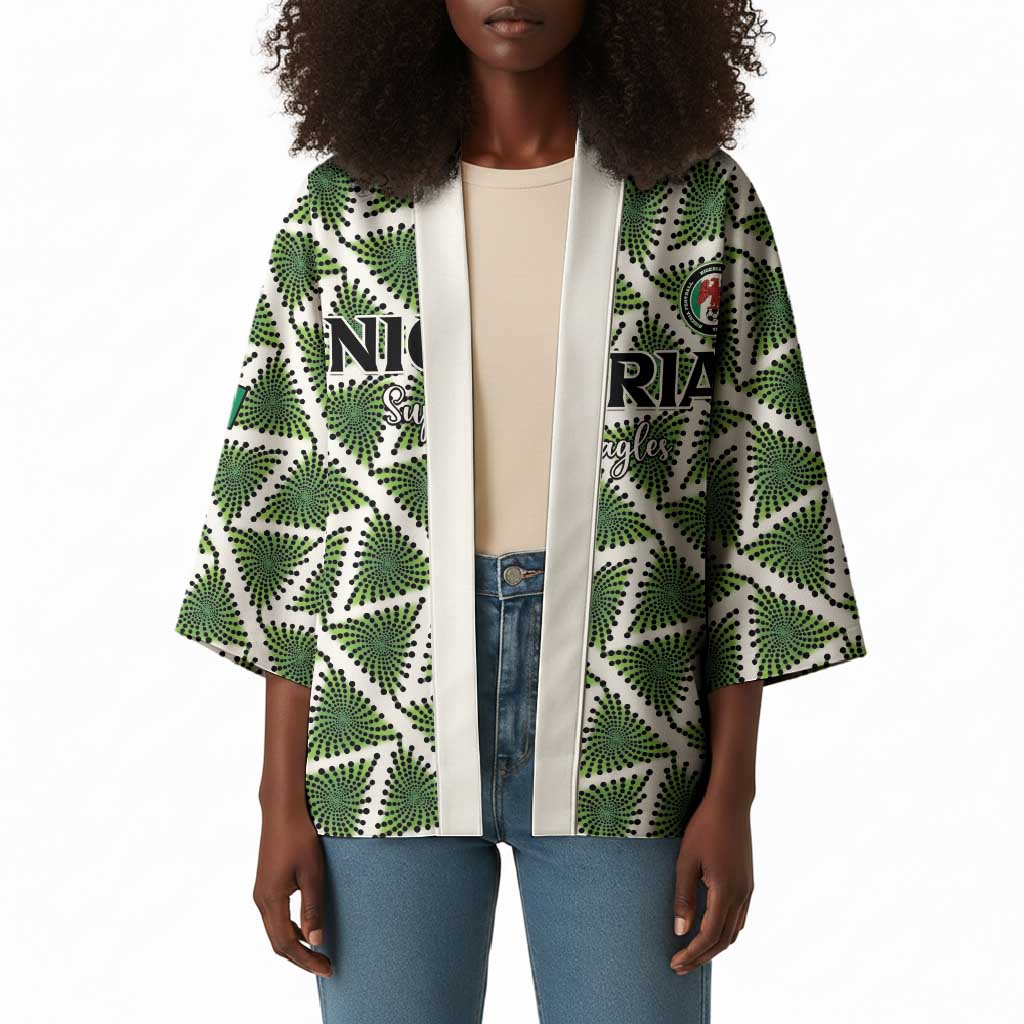 Custom Nigeria Football Kimono Come On Super Eagles - African Pride