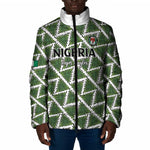 Custom Nigeria Football Padded Jacket Come On Super Eagles - African Pride