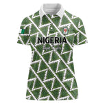 Custom Nigeria Football Women Polo Shirt Come On Super Eagles LT15