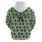 Custom Nigeria Football Zip Hoodie Come On Super Eagles - African Pride