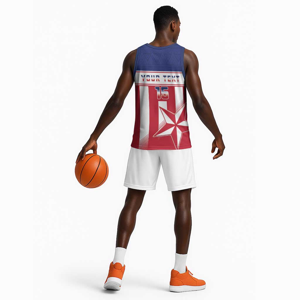Custom Liberia Football Basketball Jersey Sporty Style LT15