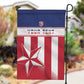 Custom Liberia Football Garden Flag Sporty Style
