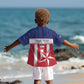 Custom Liberia Football Kid Hawaiian Shirt Sporty Style