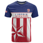 Custom Liberia Football T shirt Sporty Style