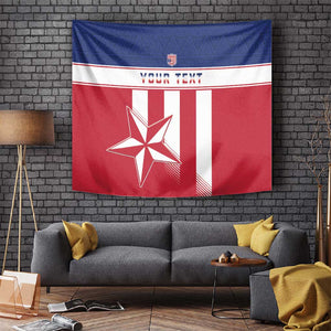 Custom Liberia Football Tapestry Sporty Style