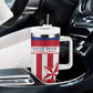 Custom Liberia Football Tumbler With Handle Sporty Style