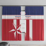 Custom Liberia Football Window Curtain Sporty Style
